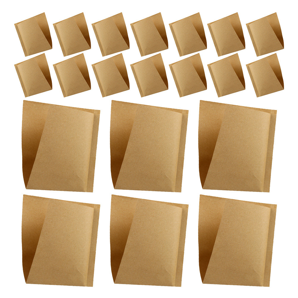 Food Day Snacks - 100Pcs Kantong Segitiga Kertas Kraft Anti
