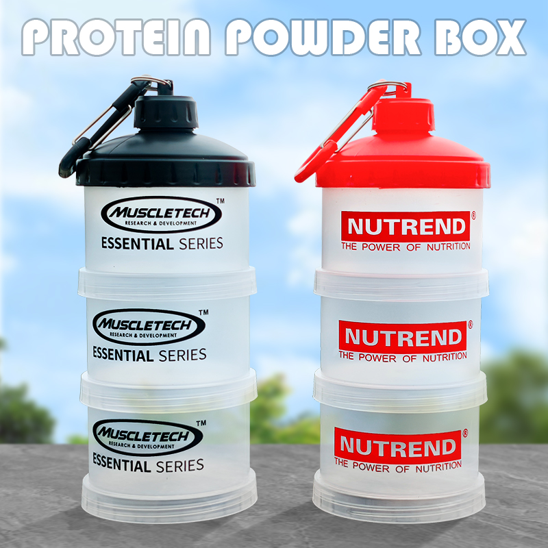 Food Snacks With Protein - Kotak Bubuk Protein Portabel 3 Lapis