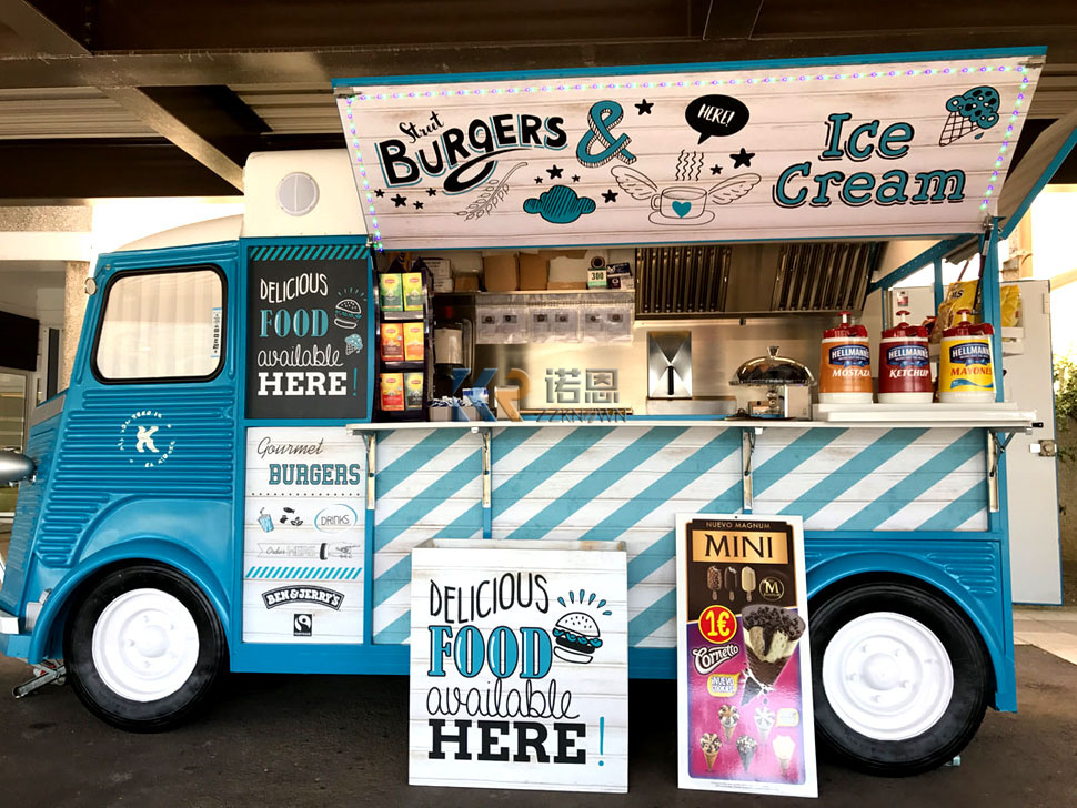 Fast Food With Snacks - Truk es krim listrik Makanan Cepat