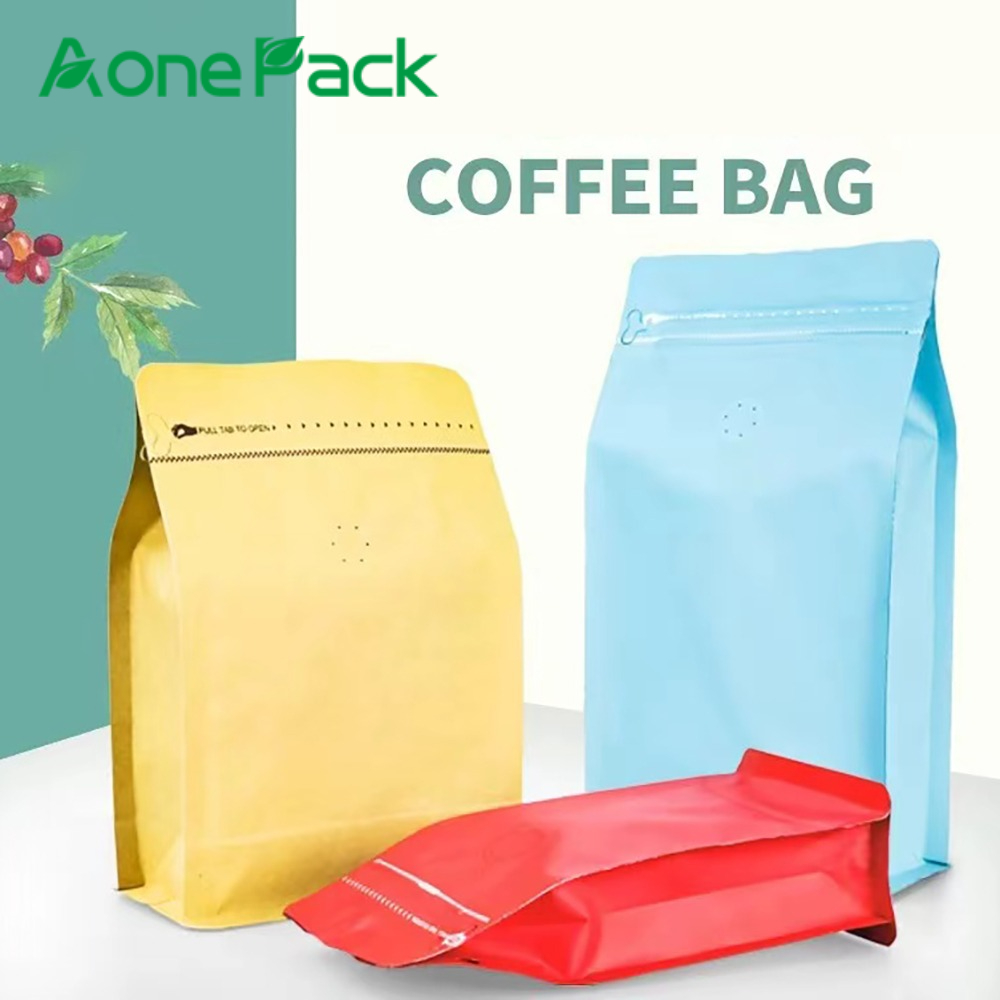Food Snacks With Protein - 50 Buah Tas Biji Kopi Ziplock