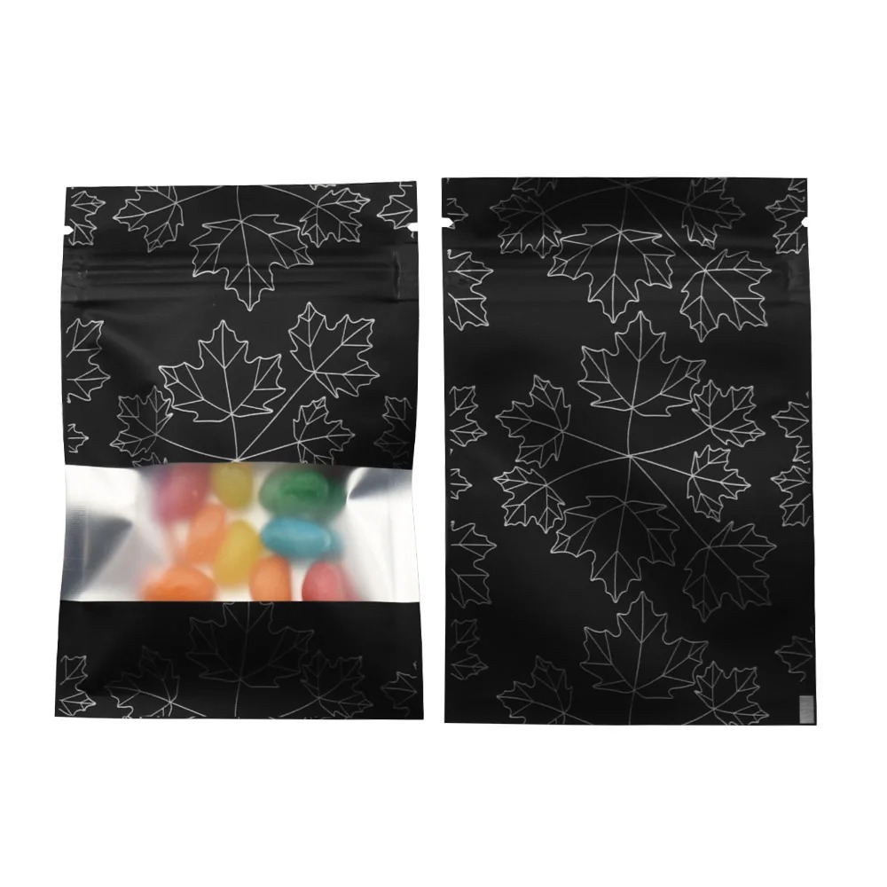 Food Day Snacks - 100Pcs Kantong Mylar Foil Zip Lock