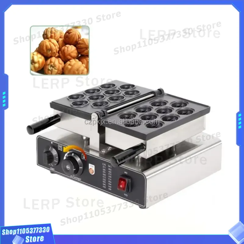 Korean Food Snacks - Mesin Pembuat Roti Bentuk Kenari Komersial