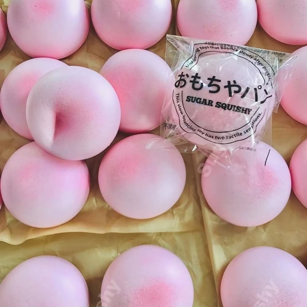 Korean Food Snacks - Roti Simulasi Bentuk Bun Squishy Slow