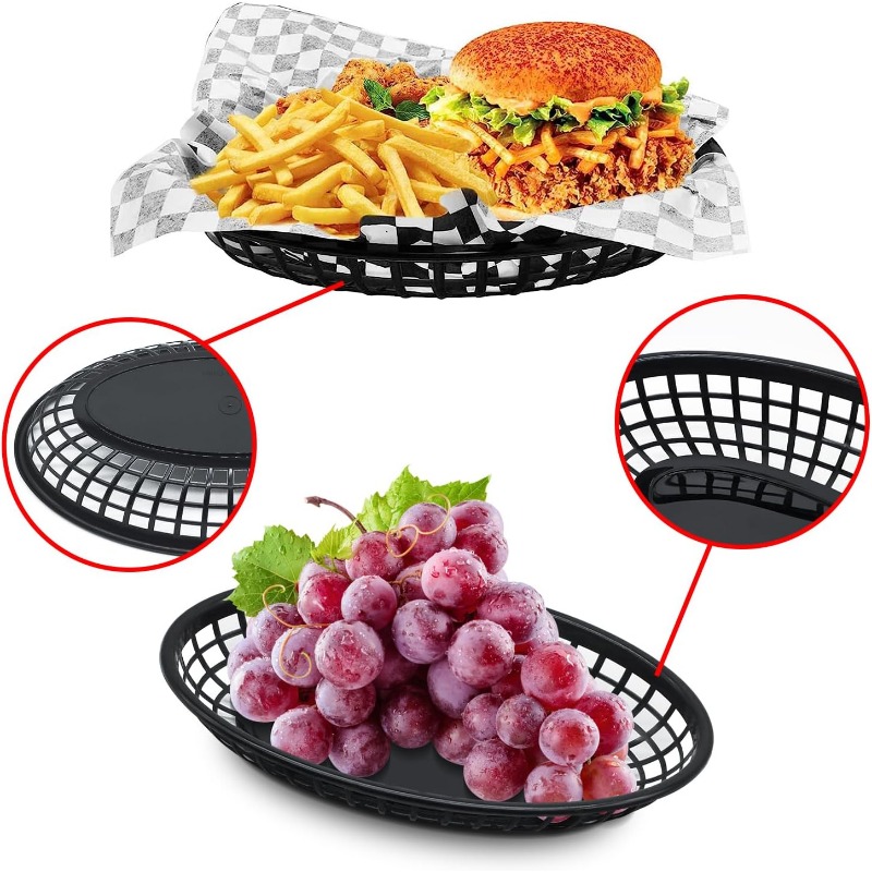 Keranjang Makanan Cepat plasti - Fast Food With Snacks ulasan dan harga