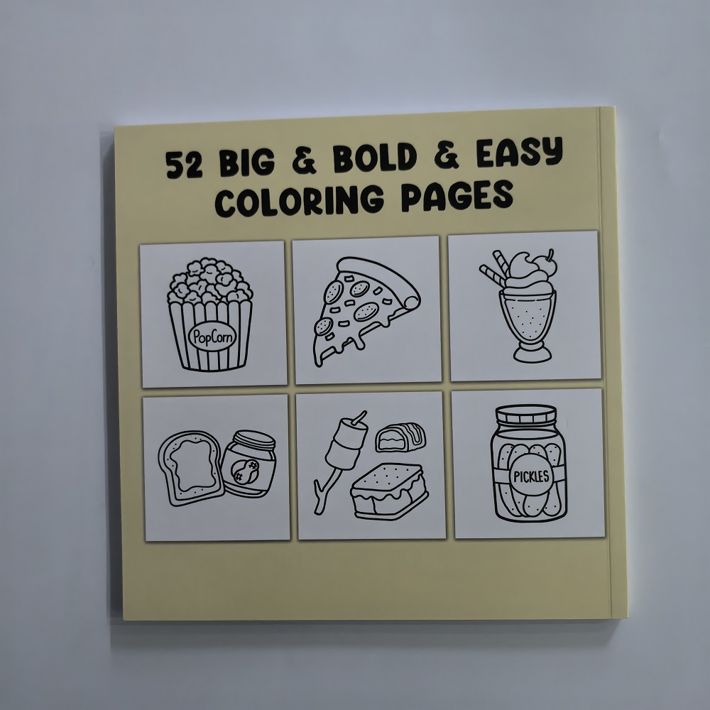 Buku Mewarnai Makanan, Minuman - Food Y Snacks Coloring Book ulasan dan harga
