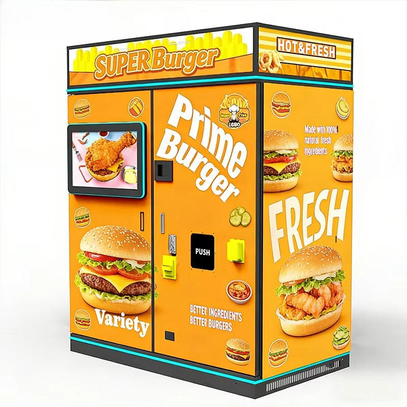 Mesin Penjual Otomatis Makanan - Fast Food With Snacks ulasan dan harga