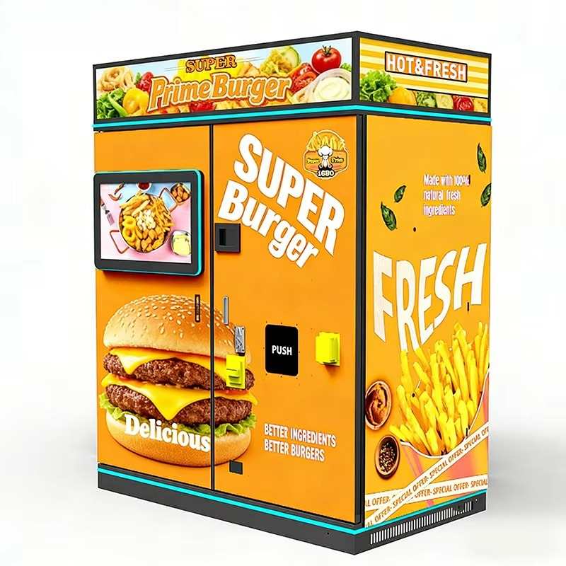 Mesin Penjual Otomatis Makanan - Fast Food With Snacks ulasan dan harga