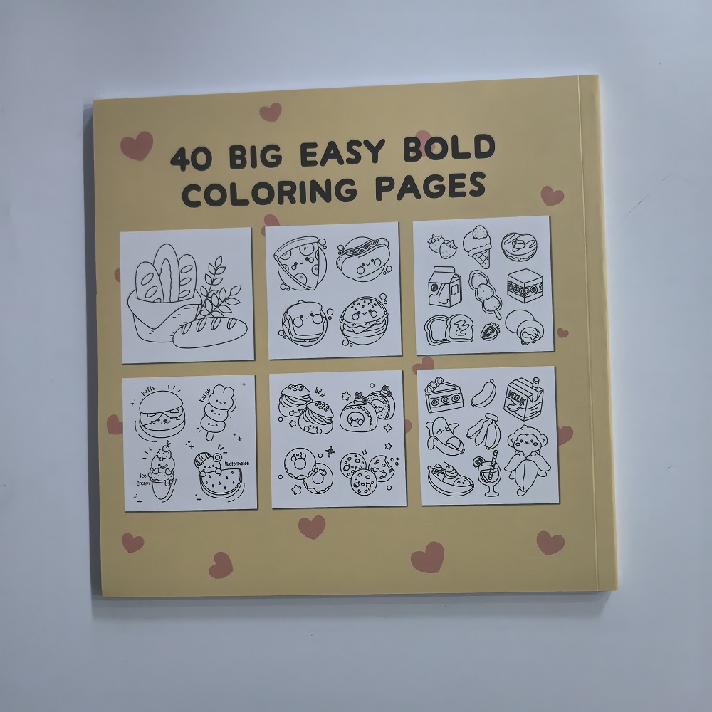Buku Mewarnai Mudah untuk Dewa - Food Y Snacks Coloring Book ulasan dan harga