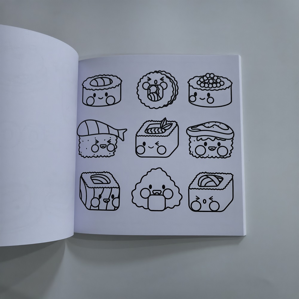 Buku Mewarnai Mudah untuk Dewa - Food Y Snacks Coloring Book ulasan dan harga