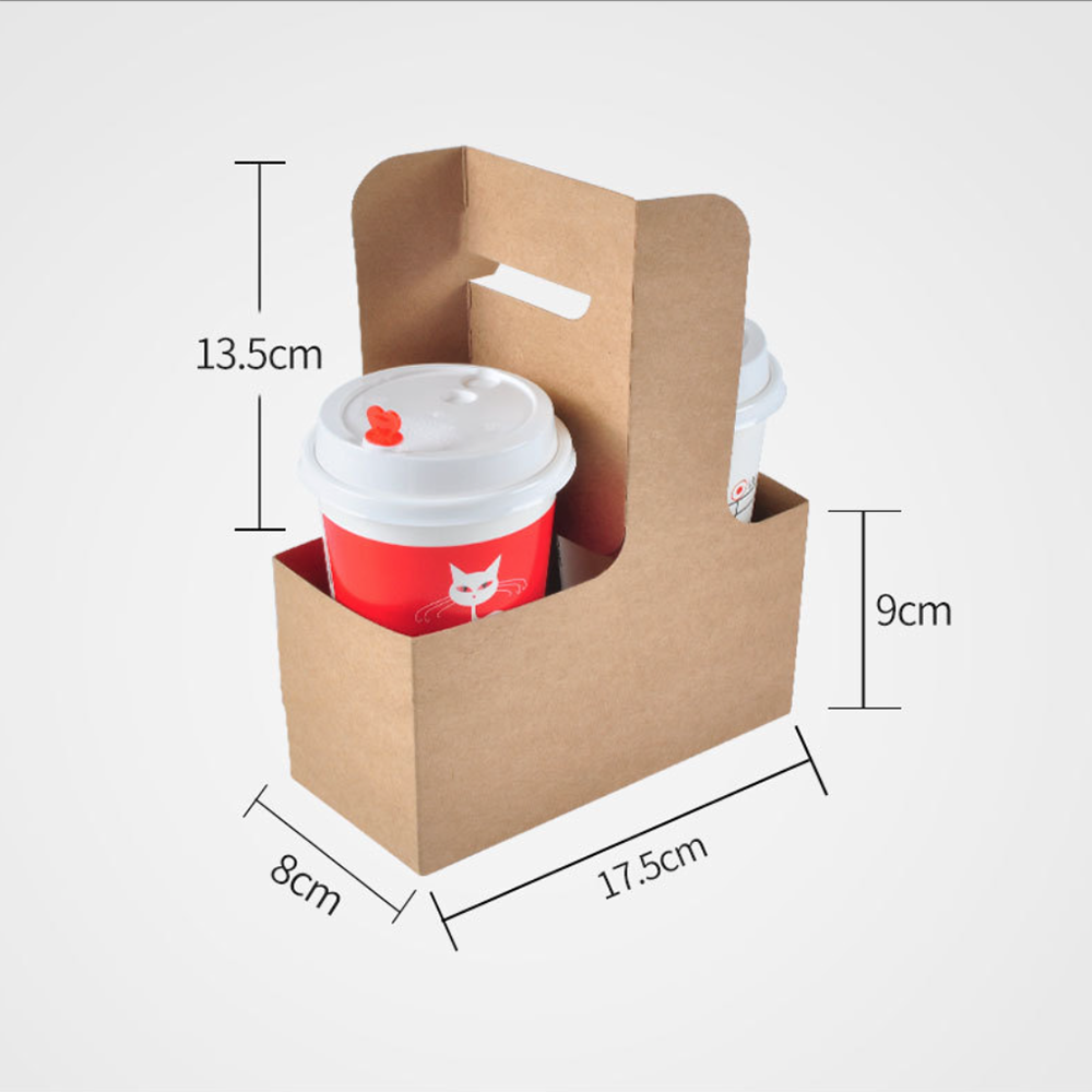 50 Pak Pemegang Karton Kraft u - Food Day Snacks ulasan dan harga