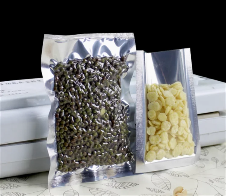 100 Pcs Kantong Plastik Perak  - Food Day Snacks ulasan dan harga